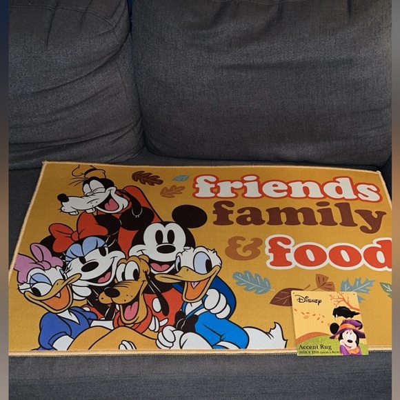 Fall Mickey & Minnie Accent Rug (PLEASE READ DESCRIPTION) - Picture 2 of 6